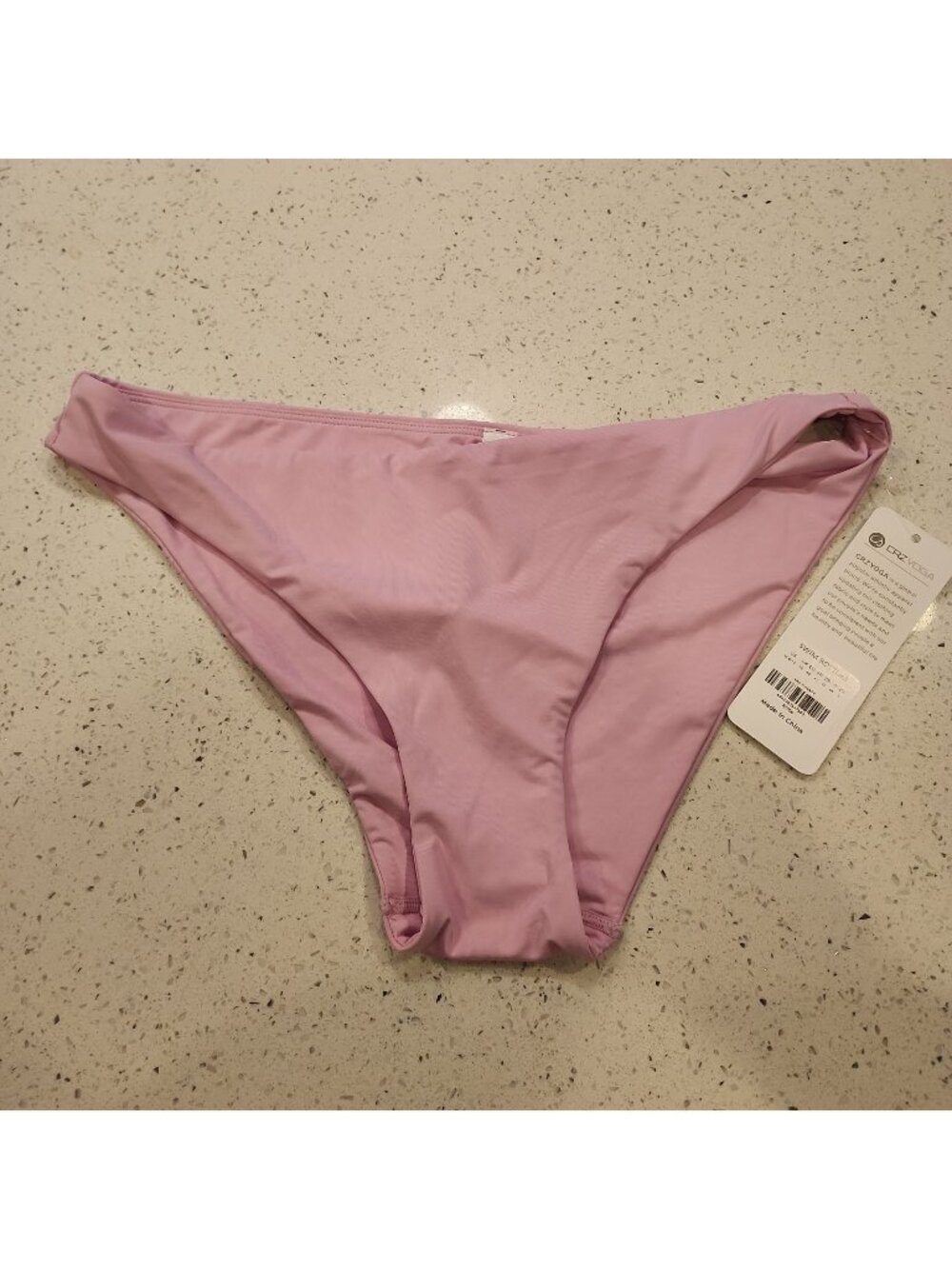 NWT Crz Yoga Bikini Bottom Pink Swim Wear medium